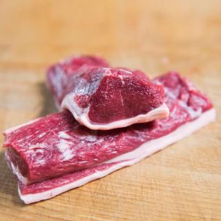 Lammlachs sauber pariert