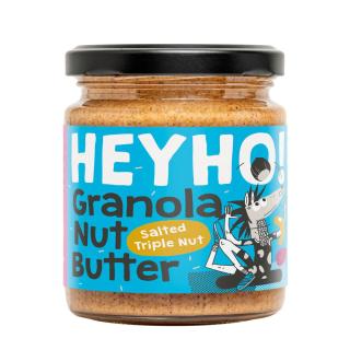 Bio-Mischmus aus Haselnüssen, Cashewkernen und Mandeln mit Hafer